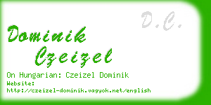 dominik czeizel business card